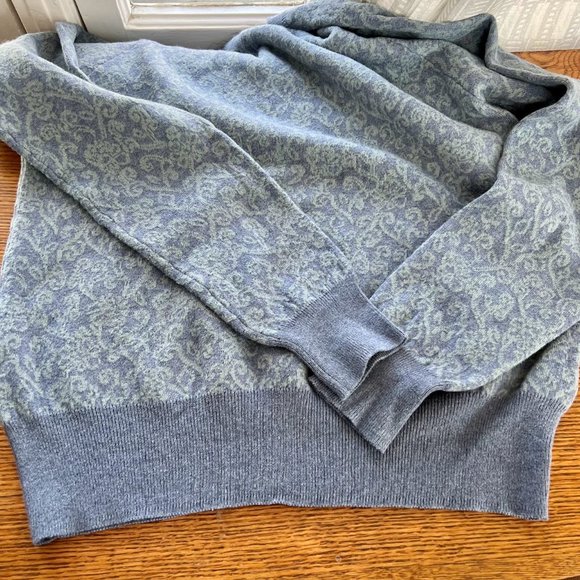 Sherpa Adventure Gear Cotton & Cashmere Crewneck Jacquard Sweater - L - Picture 5 of 6